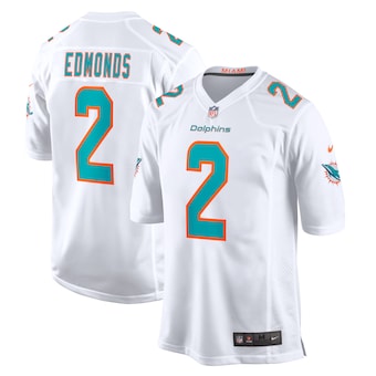 mens nike chase edmonds white miami dolphins game player jer